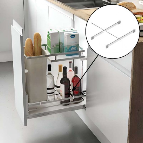 Séparateur pour tiroirs à pain Chrome Flat