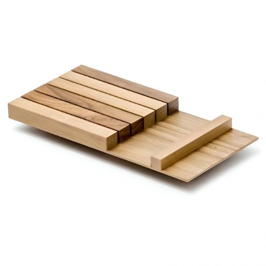 Porte-Couverts en Noyer pour la Série de Couverts Fineline