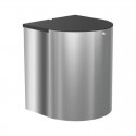 Boîte de Rangement avec Tour de Prises Élévateur 2 Noir