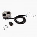 Module de Prises Twist 2 Rond Inox