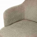 Chaise Abigail Taupe avec Pieds Beige