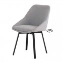 Chaise Amelie Gris Clair