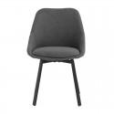 Chaise Amelie Gris Foncé
