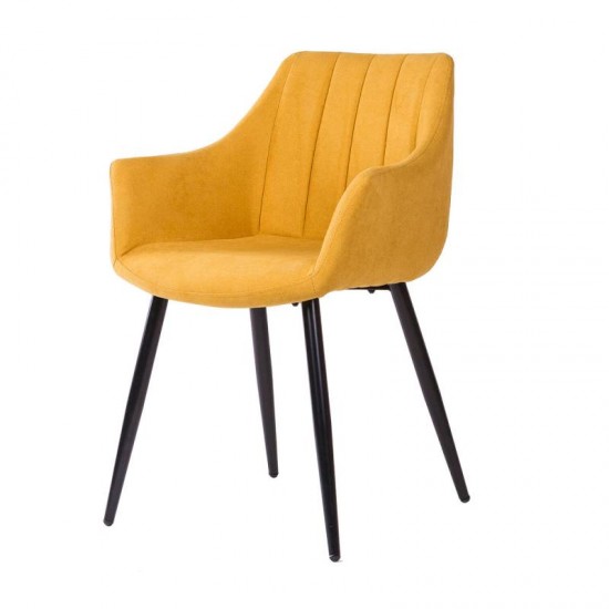 Chaise Fiona Moutarde