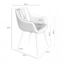 Chaise Fiona Taupe