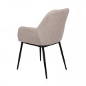 Chaise Isabella Beige Pied Noir