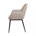 Chaise Isabella Beige Pied Noir