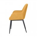 Chaise Isabella Moutarde Pied Noir