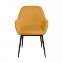 Chaise Isabella Moutarde Pied Noir