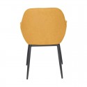 Chaise Isabella Moutarde Pied Noir