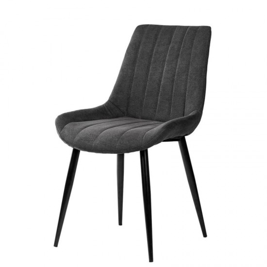 Chaise Mila Gris Foncé