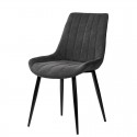 Chaise Mila Gris Foncé