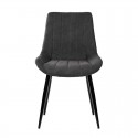 Chaise Mila Gris Foncé