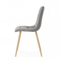 Chaise Minnie Gris Clair