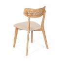 Chaise Shirley Chêne Beige