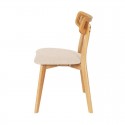 Chaise Shirley Chêne Beige
