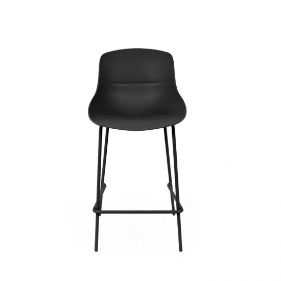 Tabouret Bas Fabian Noir