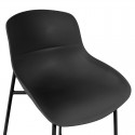 Tabouret Bas Fabian Noir