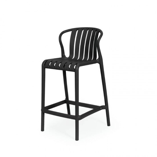 Tabouret Bas Bastian Noir