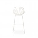Tabouret Haut Casper Blanc