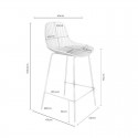 Tabouret Haut Casper Terracotta