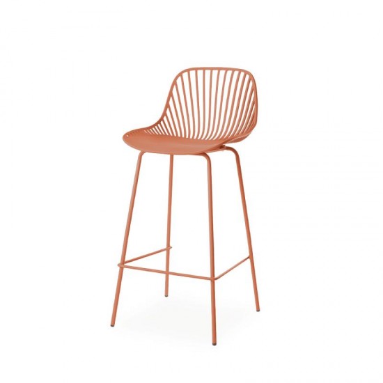 Tabouret Haut Casper Terracotta