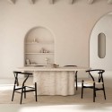 Table Fixe Lorraine 220 Travertin