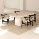Table Fixe Lorraine 220 Travertin