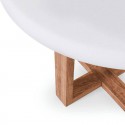 Table Fixe Violette Blanc Chêne