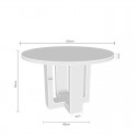 Table Fixe Maxine 120 Chêne