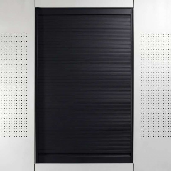 Kit Persienne Box Milano Noir Mat Lamelle 25