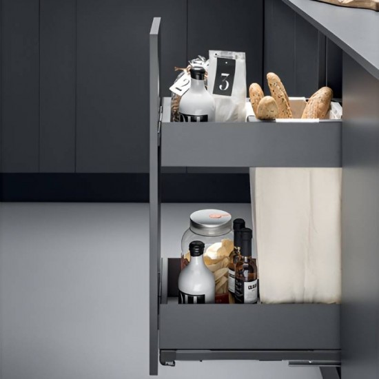 Porte-bouteilles Panero extractible pour module bas Lamina