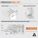 Cajón de Cuisine Tandembox Antaro M 65 kg
