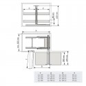 Châssis Extractible d'Angle Nova Flat