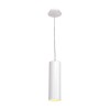 Lampe Sourire Tubulaire en Aluminium de Plafond Blanc E27 60W