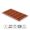Moule En Forme De Petit Rectangle De 20 Cavités Silicone Pastryflex