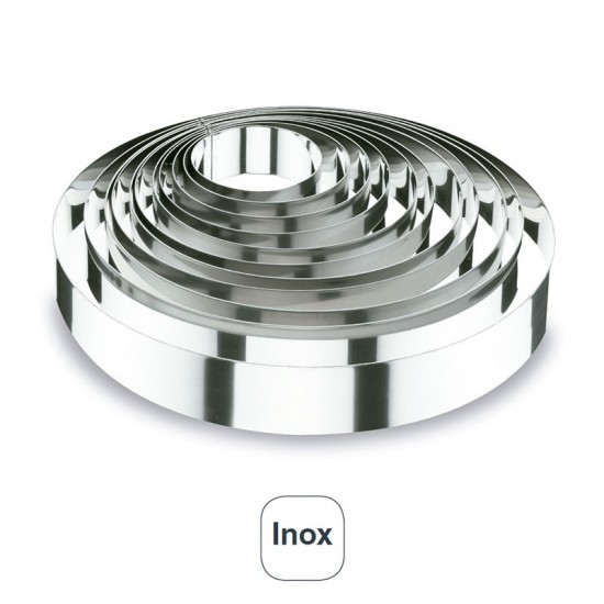 Bague Ronde Entremet 3,5 cm de Hauteur