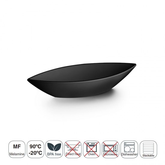 Source Ovale Noir Classique