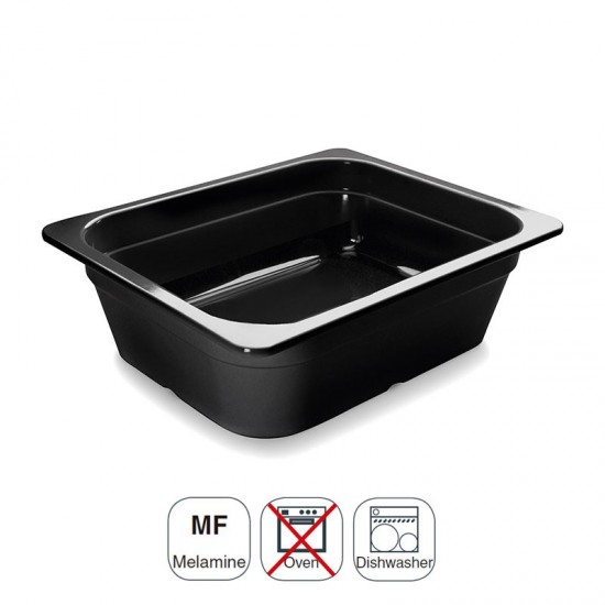 Plateau En Mélamine Gastronorm 1/2 Noir