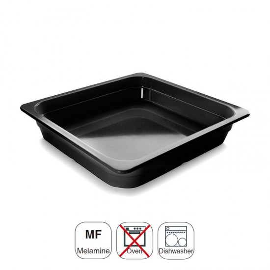 Plateau En Mélamine Gastronome 2/3 Noir