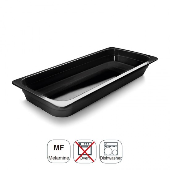 Plateau En Mélamine Gastronome 2/4 Noir