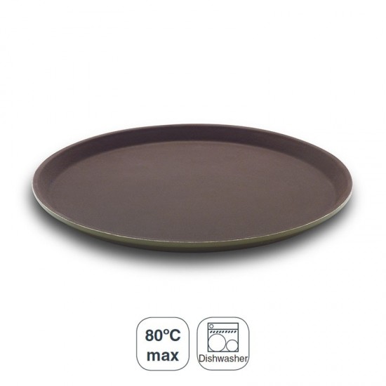 Plateau Rond De Serveur De Fibre De Verre
