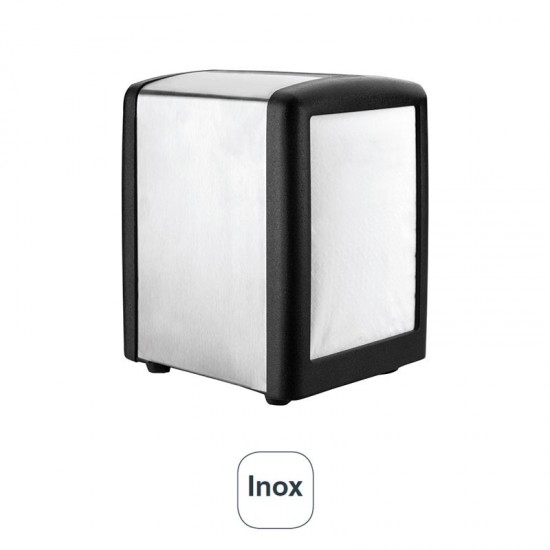 Porte-serviettes de Bar, de l'Inox et Noir