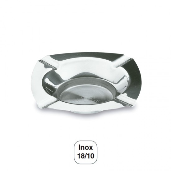 Cendrier Carré En Inox 18/10