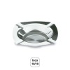 Cendrier Carré En Inox 18/10