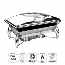 Chafing Dish Luxe En Acier Inoxydable Gastronorm 1/1
