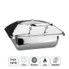 Corps Chafing Dish Luxe En Acier Inoxydable Gastronome 2/3