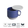 Tasse à Double Paroi en Polycarbonate avec Couvercle
