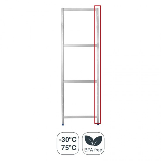 Barre De Support Du Côté De Rayonnage Modulaire