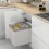 Cube Corbeille Rectangulaire 21 L + 21 L